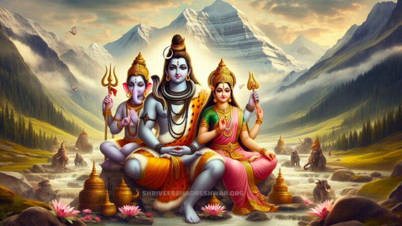 Shiva, Ganesha & Parvati - The story of Ganesh Chaturthi